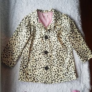 Kids Headquarters leopard print raincoat